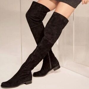 Stuart Weitzman Lowland Suede Thigh High Boots Size 7